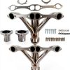Chevy Small Block Header TEKKOAUTO 304 Stainless-3