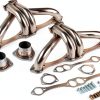 Chevy Small Block Header TEKKOAUTO 304 Stainless-0