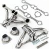 Chevy Small Block Header TEKKOAUTO 304 Stainless-5