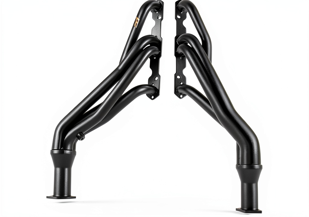 PG POWERGO MOTORSPORT Exhaust Headers on a Metal surface