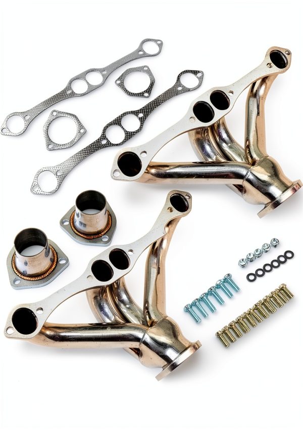 Chevy Small Block Header TEKKOAUTO 304 Stainless-4