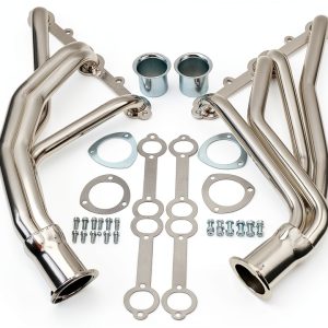 Chevy Truck Header AutoForge Polished Steel-0