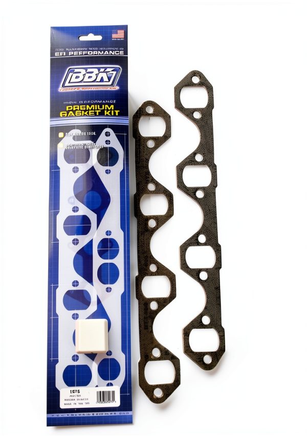 BBK Performance 1.63" Dark Gray Round Exhaust Header Gaskets-0