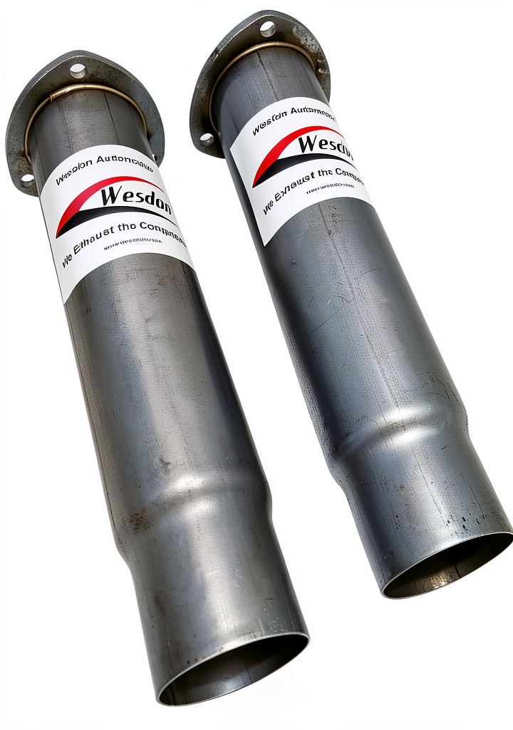 Installing Wesdon 409 stainless steel header collector on a garage workbench
