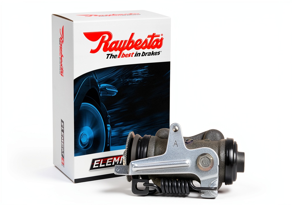 Raybestos wheel cylinder installed on a Toyota Sienna rear brake assembly
