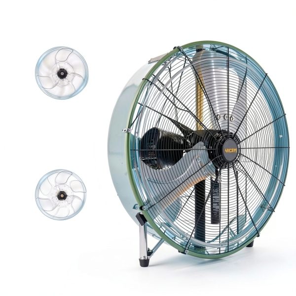 Industrial Drum Fan HiCFM 36" Heavy Duty 20000 CFM Yellow-1