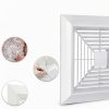 12x12 Bathroom Exhaust Fan Cover RLOZUI - ABS Grille with Springs-3