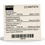 Dayton 4WT47A AC AXIAL Fan 115V 105CFM-0