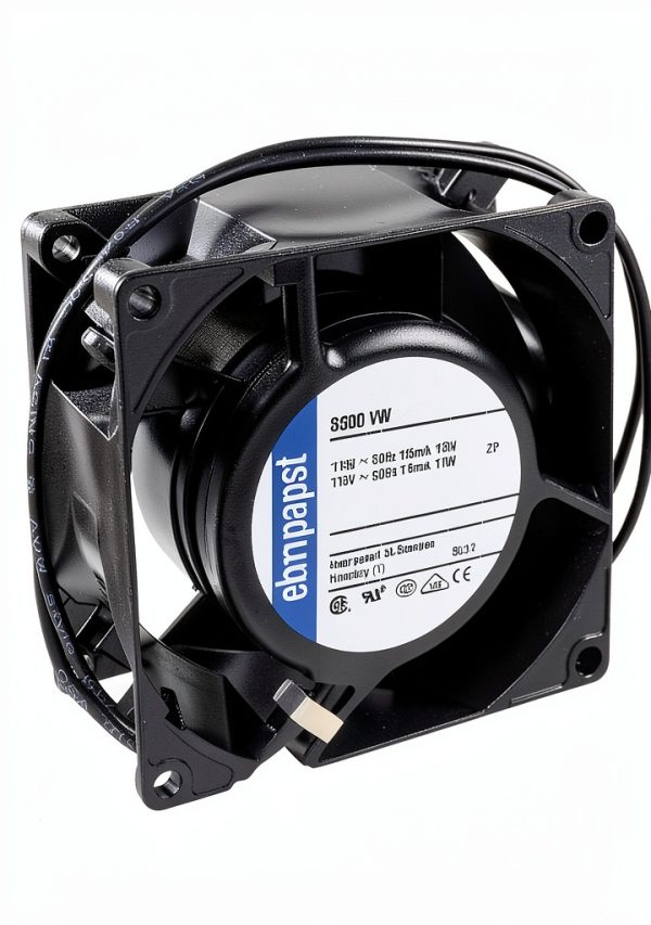 8500VW ebm-papst AC Fan Axial Sleeve Bearing 115V 30dB 79.5x79.5x38mm-0