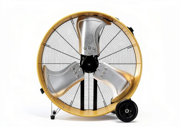 Industrial Drum Fan HiCFM 36" Heavy Duty 20000 CFM Yellow-2