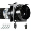 4inch Axial Fan Kit Moonjor – Exhaust Extractor with Switch, 119m³/h-3