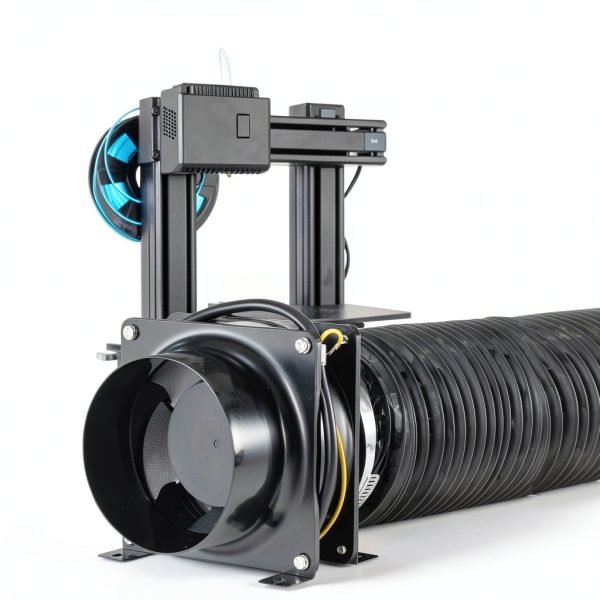 4inch Axial Fan Kit Moonjor – Exhaust Extractor with Switch, 119m³/h-6