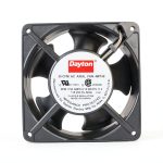 Dayton 4Wt49 Axial Fan 55 CFM 115V Square Vertical Mount 4.69" Size-0