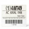 Dayton 4Wt49 Axial Fan 55 CFM 115V Square Vertical Mount 4.69" Size-3